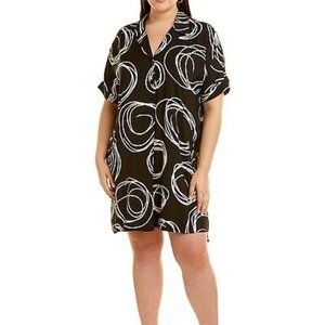 NIC+ZOE Plus Size Billow Collared Shift Dress NWT